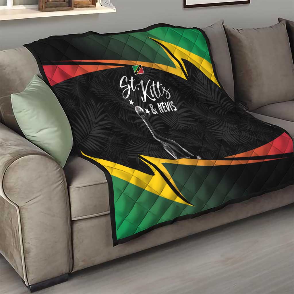 St Kitts Nevis Cricket Quilt Go Patriots Go Champions - Wonder Print Shop