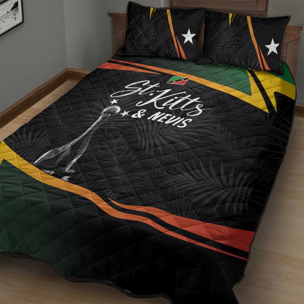 St Kitts Nevis Cricket Quilt Bed Set Go Patriots Go Champions - Wonder Print Shop