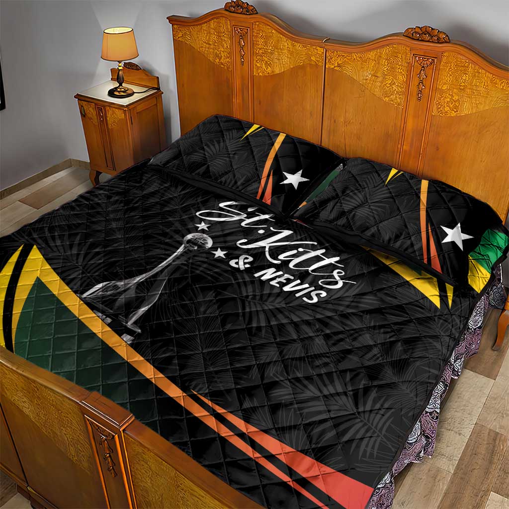St Kitts Nevis Cricket Quilt Bed Set Go Patriots Go Champions - Wonder Print Shop