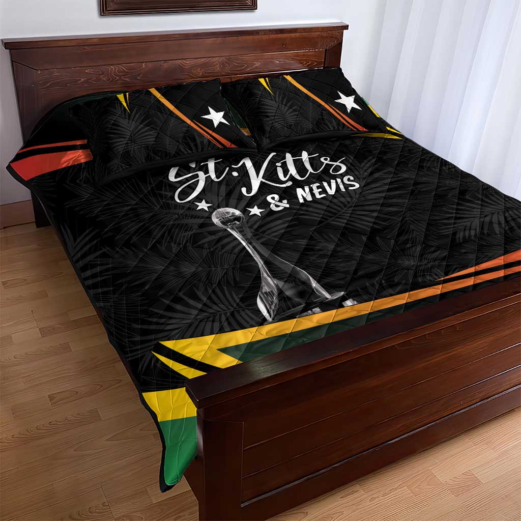 St Kitts Nevis Cricket Quilt Bed Set Go Patriots Go Champions - Wonder Print Shop