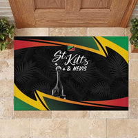 St Kitts Nevis Cricket Rubber Doormat Go Patriots Go Champions - Wonder Print Shop