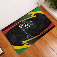 St Kitts Nevis Cricket Rubber Doormat Go Patriots Go Champions - Wonder Print Shop
