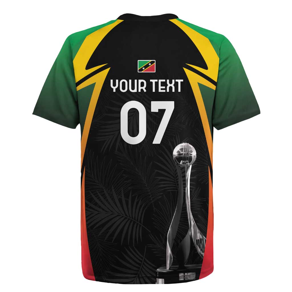 St Kitts Nevis Cricket Custom Rugby Jersey Go Patriots Go Champions - Wonder Print Shop