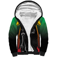 St Kitts Nevis Cricket Custom Sherpa Hoodie Go Patriots Go Champions - Wonder Print Shop