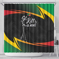 St Kitts Nevis Cricket Shower Curtain Go Patriots Go Champions - Wonder Print Shop