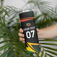 St Kitts Nevis Cricket Custom Skinny Tumbler Go Patriots Go Champions - Wonder Print Shop