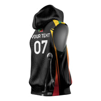 St Kitts Nevis Cricket Custom Sleeveless Hoodie Go Patriots Go Champions - Wonder Print Shop