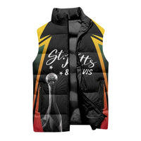 St Kitts Nevis Cricket Custom Sleeveless Puffer Jacket Go Patriots Go Champions - Wonder Print Shop