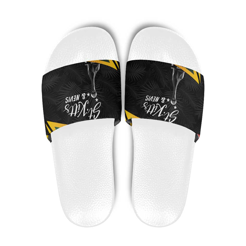 St Kitts Nevis Cricket Slide Sandals Go Patriots Go Champions - Wonder Print Shop