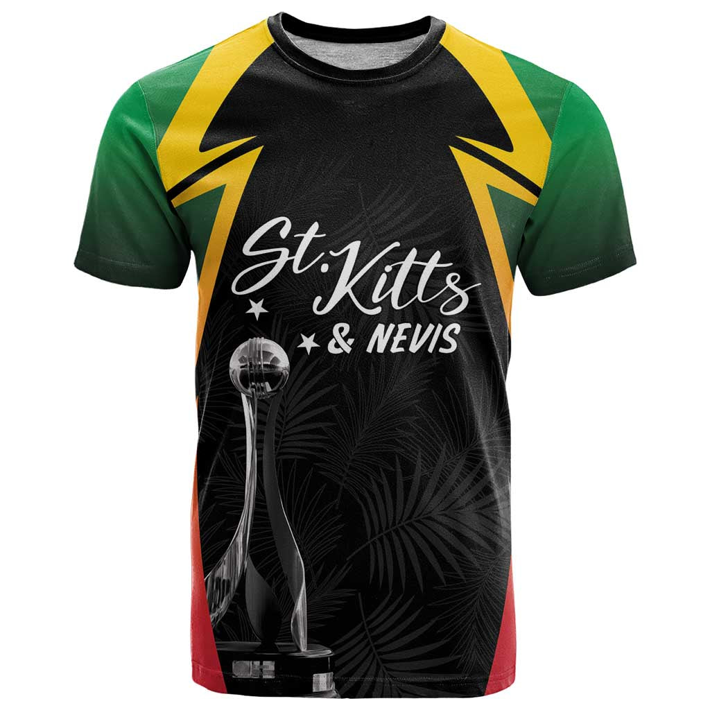 St Kitts Nevis Cricket Custom T Shirt Go Patriots Go Champions - Wonder Print Shop