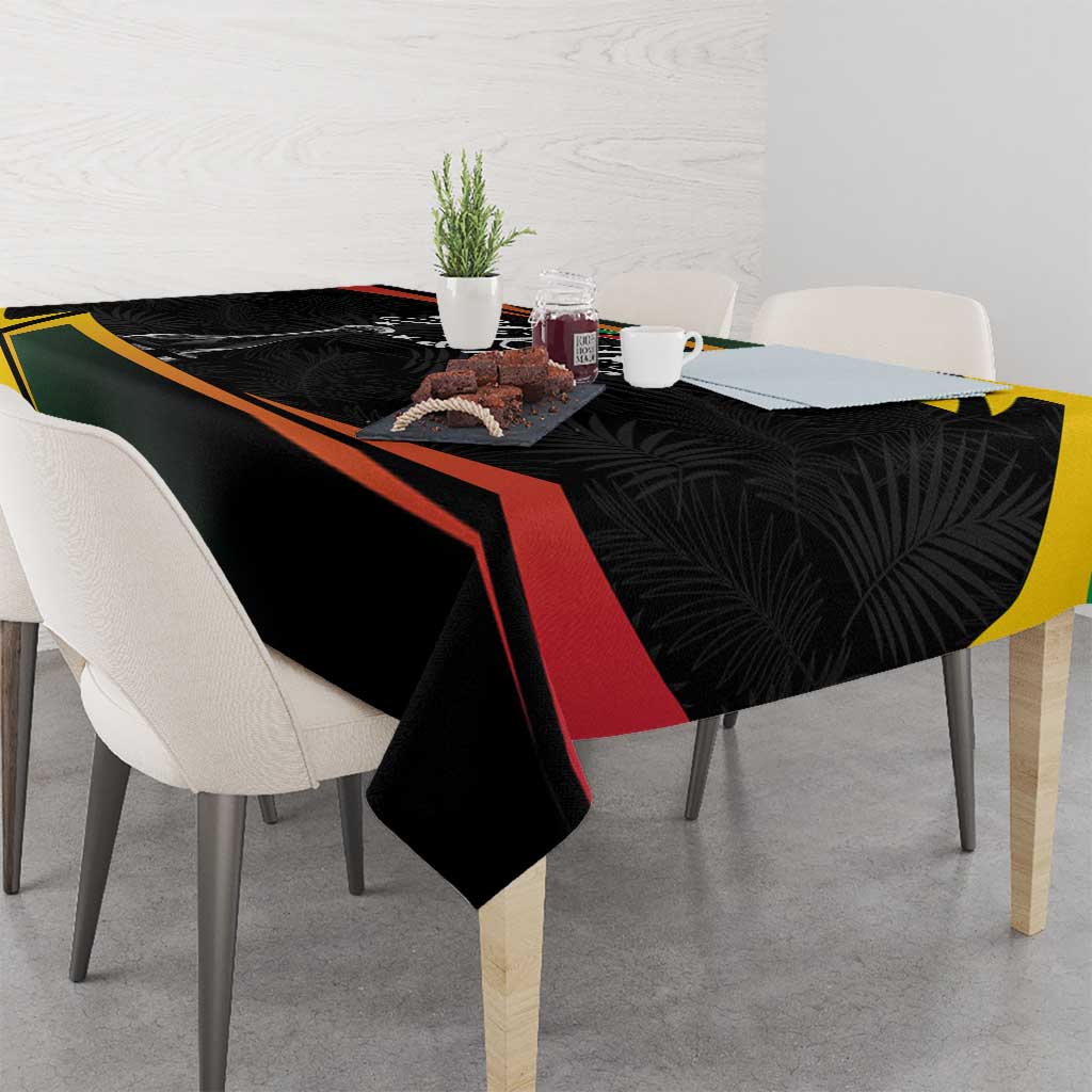 St Kitts Nevis Cricket Tablecloth Go Patriots Go Champions - Wonder Print Shop