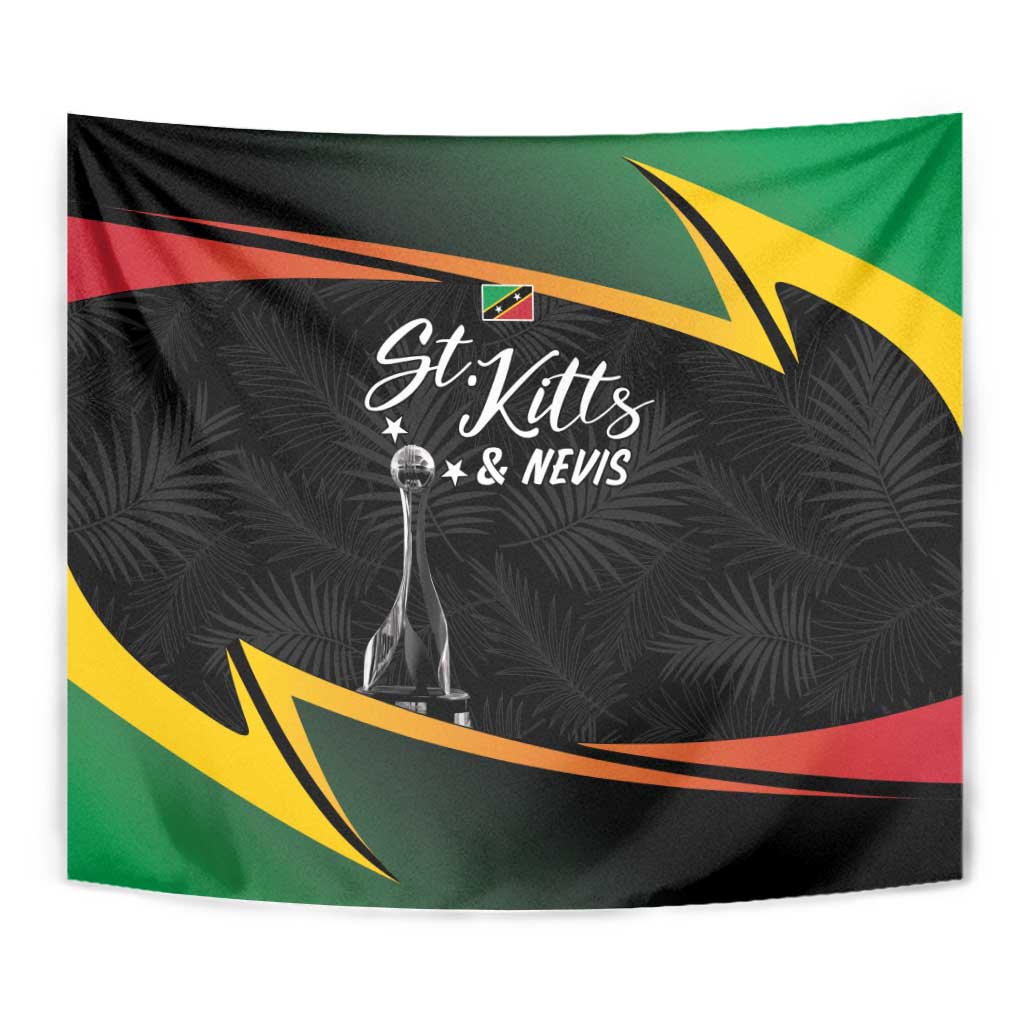 St Kitts Nevis Cricket Tapestry Go Patriots Go Champions - Wonder Print Shop