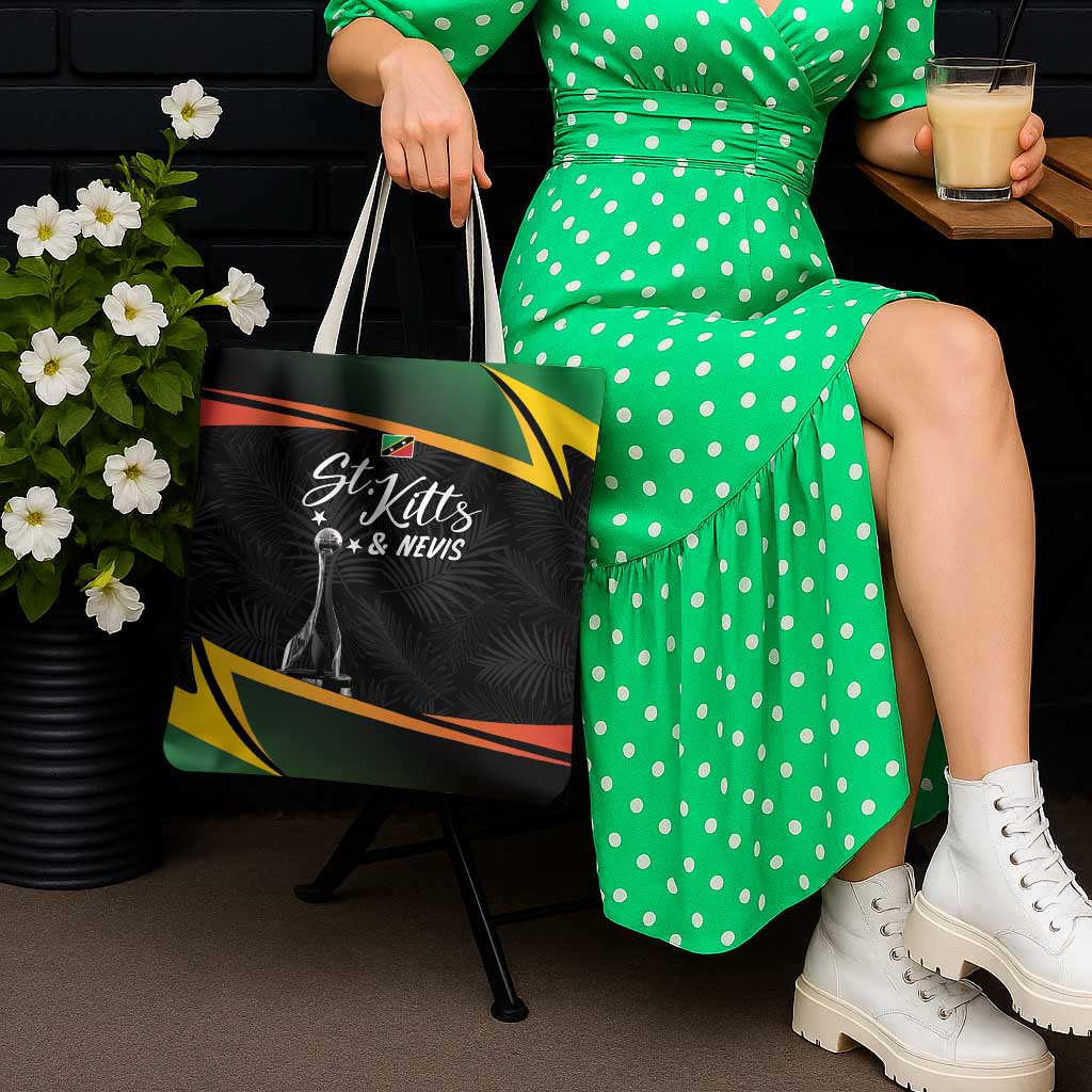 St Kitts Nevis Cricket Tote Bag Go Patriots Go Champions - Wonder Print Shop