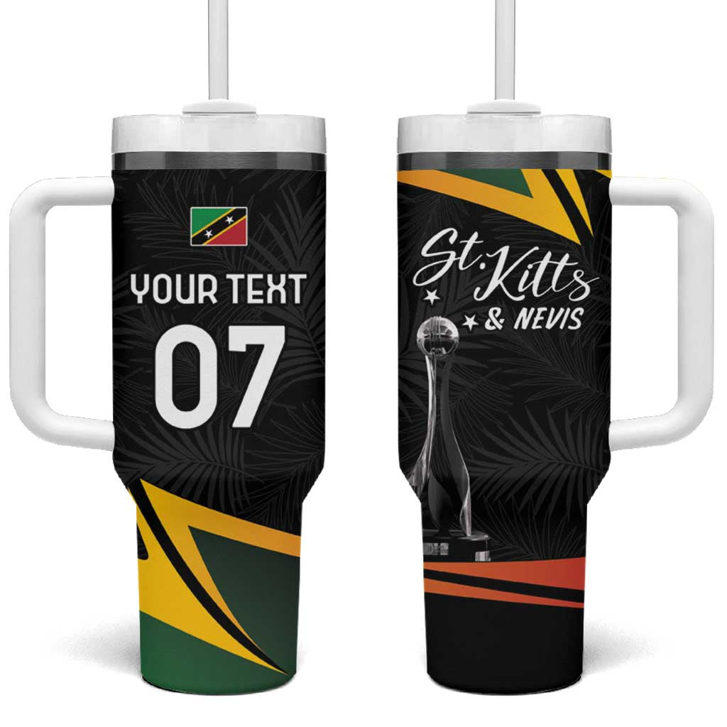 St Kitts Nevis Cricket Custom Tumbler With Handle Go Patriots Go Champions - Wonder Print Shop