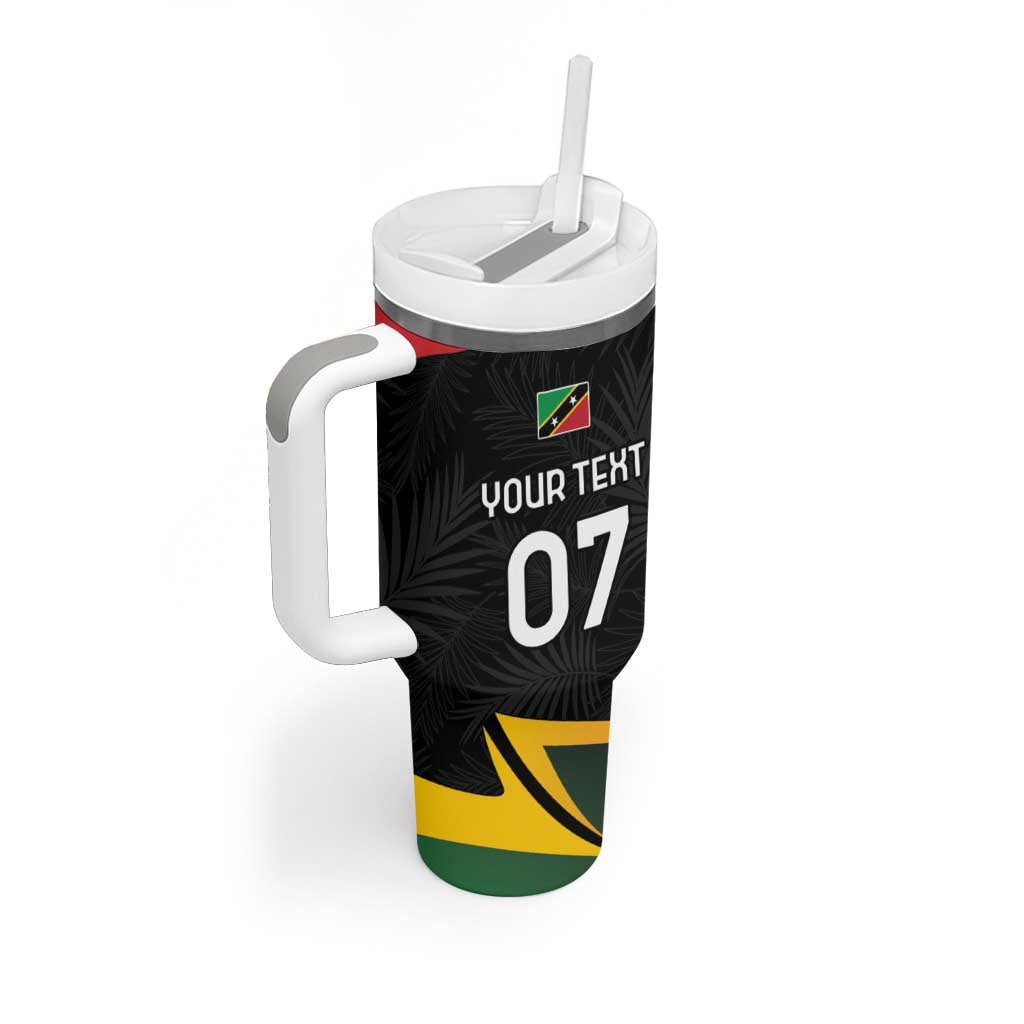 St Kitts Nevis Cricket Custom Tumbler With Handle Go Patriots Go Champions - Wonder Print Shop