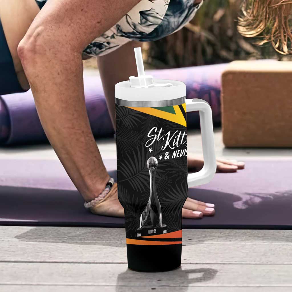 St Kitts Nevis Cricket Custom Tumbler With Handle Go Patriots Go Champions - Wonder Print Shop