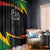 St Kitts Nevis Cricket Window Curtain Go Patriots Go Champions - Wonder Print Shop