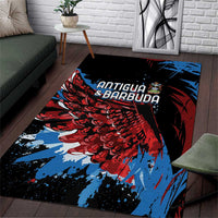 Antigua and Barbuda Cricket Area Rug Falcons Wings - Take Off - Wonder Print Shop