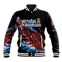 Antigua and Barbuda Cricket Custom Baseball Jacket Falcons Wings - Take Off - Wonder Print Shop