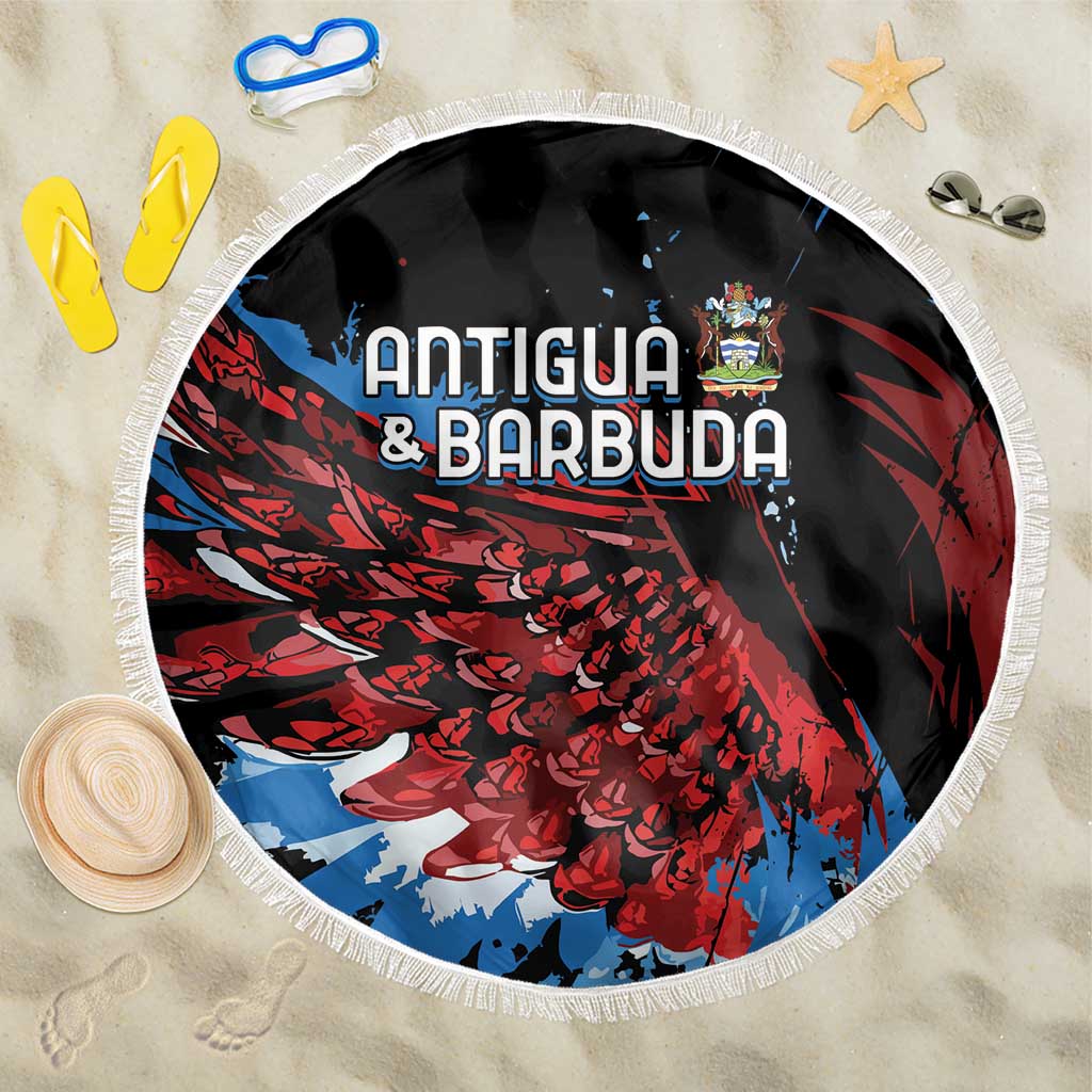 Antigua and Barbuda Cricket Beach Blanket Falcons Wings - Take Off - Wonder Print Shop