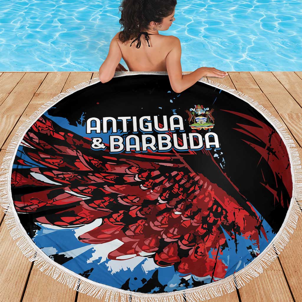 Antigua and Barbuda Cricket Beach Blanket Falcons Wings - Take Off - Wonder Print Shop