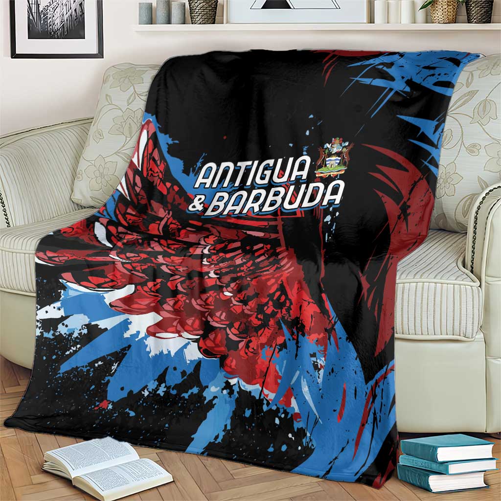 Antigua and Barbuda Cricket Blanket Falcons Wings - Take Off - Wonder Print Shop