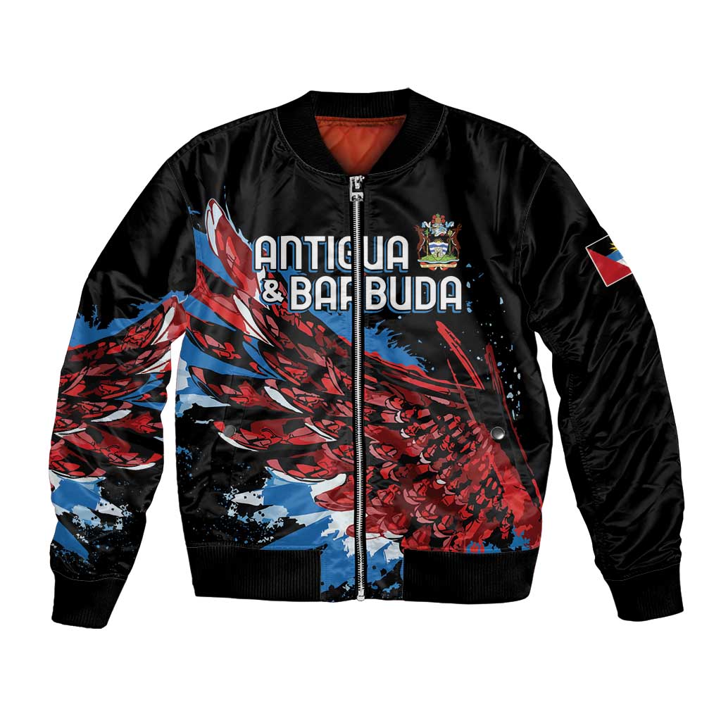 Antigua and Barbuda Cricket Custom Bomber Jacket Falcons Wings - Take Off - Wonder Print Shop