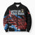 Antigua and Barbuda Cricket Custom Bomber Puffer Jacket Falcons Wings - Take Off - Wonder Print Shop