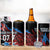 Antigua and Barbuda Cricket Custom 4 in 1 Can Cooler Tumbler Falcons Wings - Take Off - Wonder Print Shop