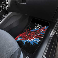 Antigua and Barbuda Cricket Car Mats Falcons Wings - Take Off - Wonder Print Shop