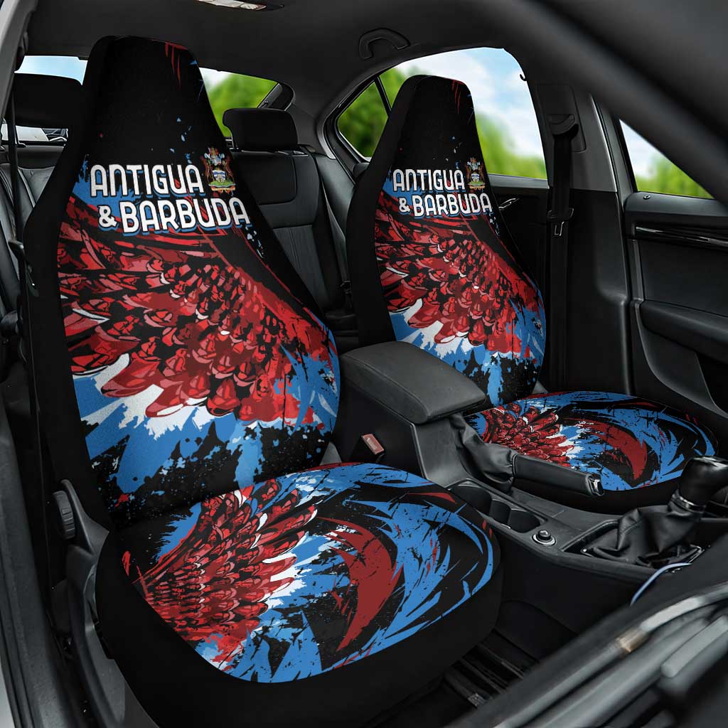 Antigua and Barbuda Cricket Car Seat Cover Falcons Wings - Take Off - Wonder Print Shop