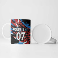 Antigua and Barbuda Cricket Custom Ceramic Mug Falcons Wings - Take Off - Wonder Print Shop
