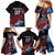 Antigua and Barbuda Cricket Custom Family Matching Mermaid Dress and Hawaiian Shirt Falcons Wings - Take Off - Wonder Print Shop