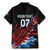 Antigua and Barbuda Cricket Custom Family Matching Mermaid Dress and Hawaiian Shirt Falcons Wings - Take Off - Wonder Print Shop