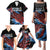 Antigua and Barbuda Cricket Custom Family Matching Puletasi and Hawaiian Shirt Falcons Wings - Take Off - Wonder Print Shop
