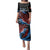 Antigua and Barbuda Cricket Custom Family Matching Puletasi and Hawaiian Shirt Falcons Wings - Take Off - Wonder Print Shop