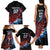 Antigua and Barbuda Cricket Custom Family Matching Tank Maxi Dress and Hawaiian Shirt Falcons Wings - Take Off - Wonder Print Shop