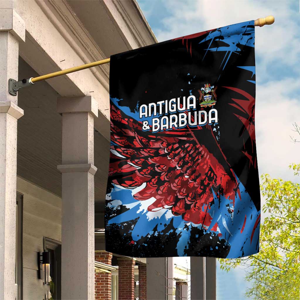 Antigua and Barbuda Cricket Garden Flag Falcons Wings - Take Off - Wonder Print Shop