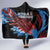 Antigua and Barbuda Cricket Hooded Blanket Falcons Wings - Take Off - Wonder Print Shop