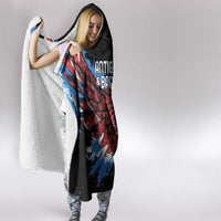 Antigua and Barbuda Cricket Hooded Blanket Falcons Wings - Take Off - Wonder Print Shop