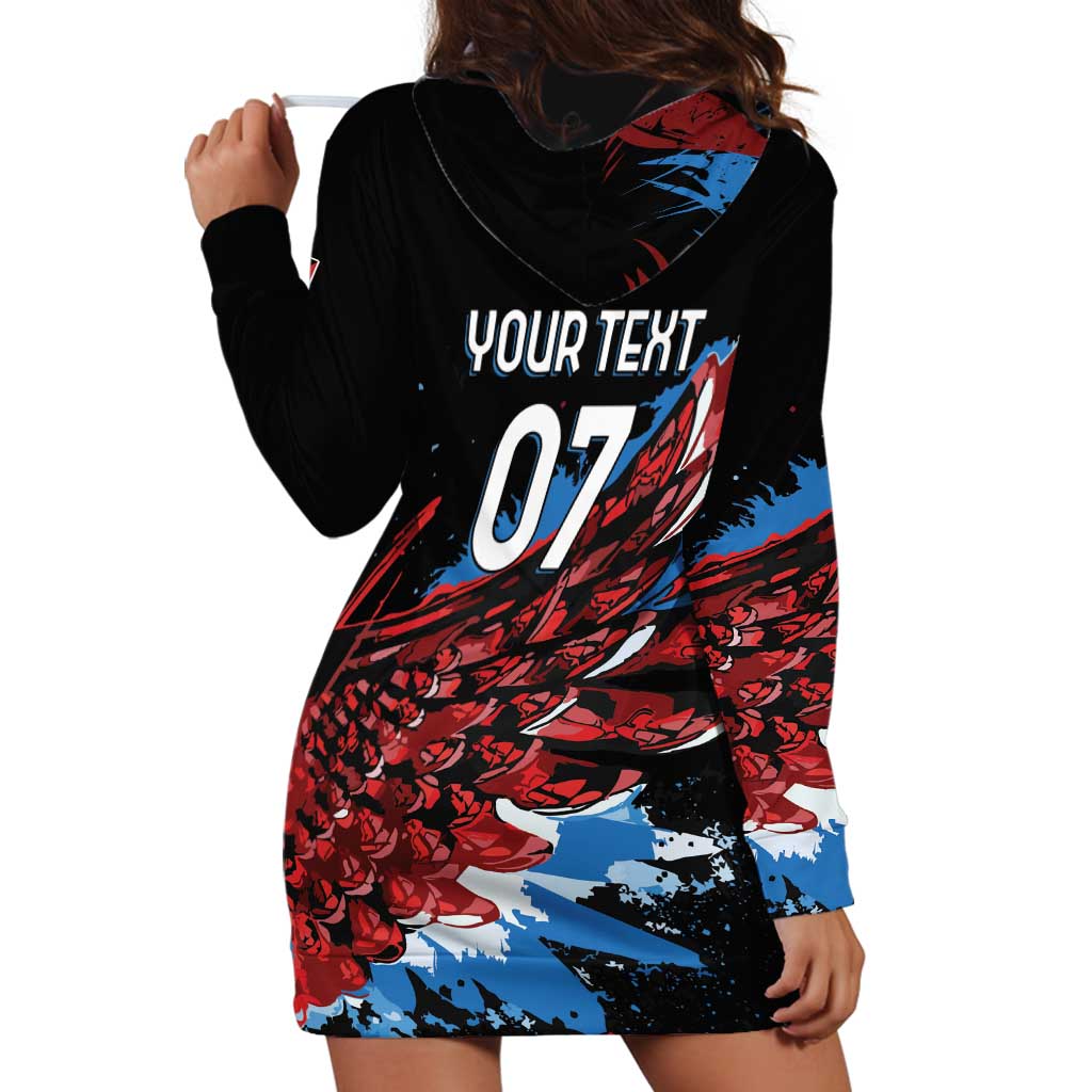 Antigua and Barbuda Cricket Custom Hoodie Dress Falcons Wings - Take Off - Wonder Print Shop