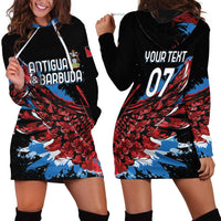 Antigua and Barbuda Cricket Custom Hoodie Dress Falcons Wings - Take Off - Wonder Print Shop