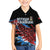 Antigua and Barbuda Cricket Custom Kid Hawaiian Shirt Falcons Wings - Take Off - Wonder Print Shop
