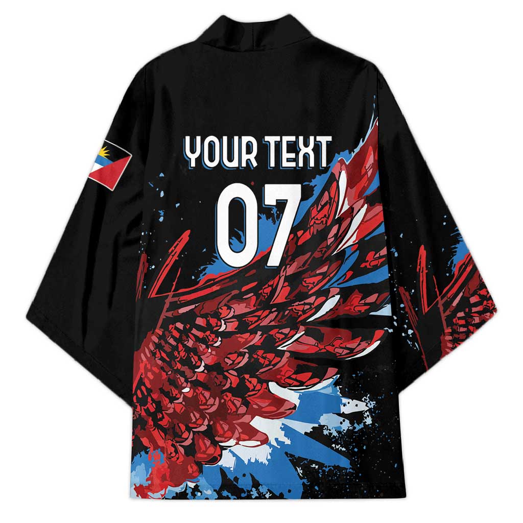Antigua and Barbuda Cricket Custom Kimono Falcons Wings - Take Off - Wonder Print Shop