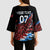 Antigua and Barbuda Cricket Custom Kimono Sleeve Blouse Falcons Wings - Take Off - Wonder Print Shop