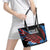 Antigua and Barbuda Cricket Leather Tote Bag Falcons Wings - Take Off - Wonder Print Shop