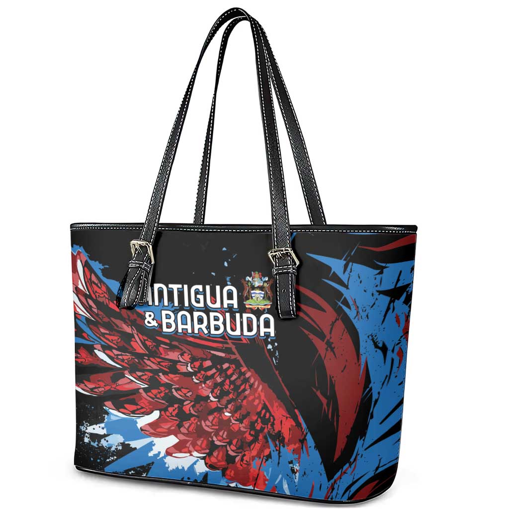 Antigua and Barbuda Cricket Leather Tote Bag Falcons Wings - Take Off - Wonder Print Shop