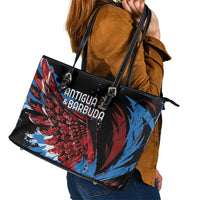 Antigua and Barbuda Cricket Leather Tote Bag Falcons Wings - Take Off - Wonder Print Shop
