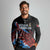 Antigua and Barbuda Cricket Custom Long Sleeve Polo Shirt Falcons Wings - Take Off - Wonder Print Shop