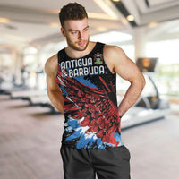 Antigua and Barbuda Cricket Custom Men Tank Top Falcons Wings - Take Off - Wonder Print Shop